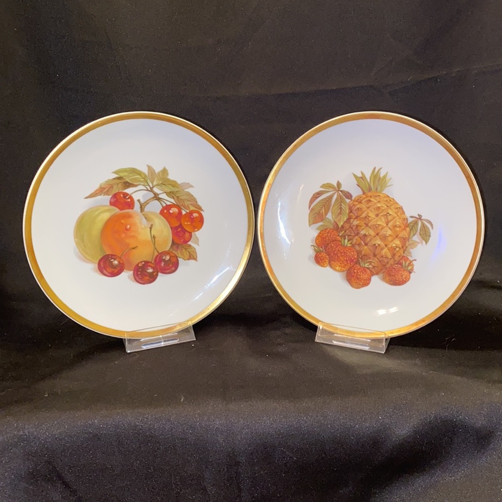 Classic Golden Crown E&R Harvest Plates